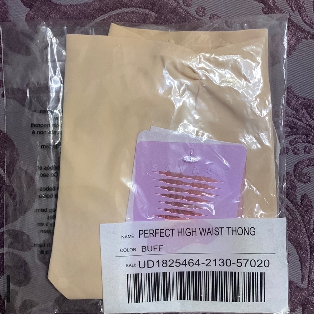 BNWT Savage x Fenty High Waist Microfiber Thong Small
